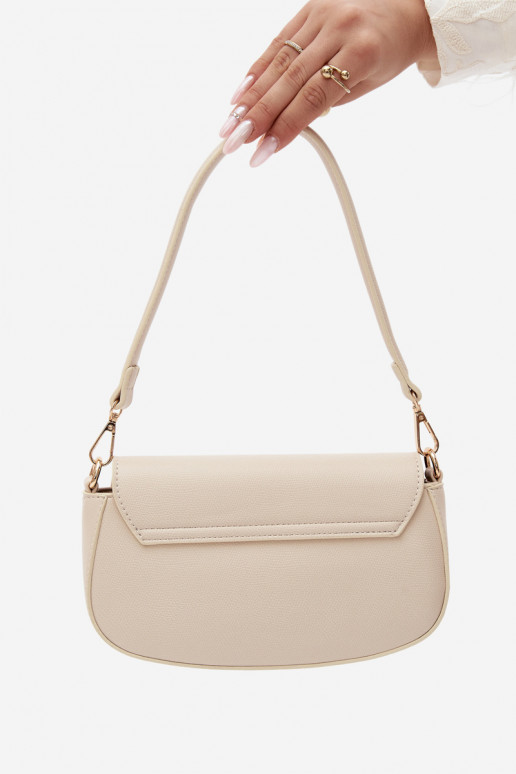 Petit sac en simili cuir sable clair Acacia