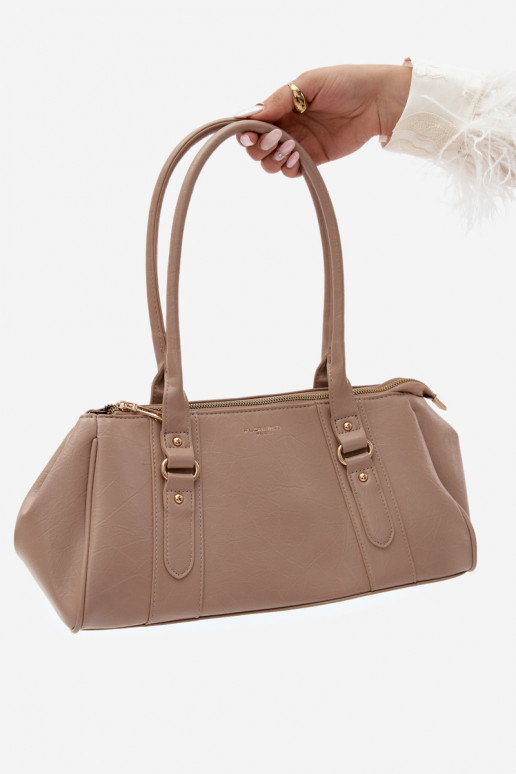 Sac en simili cuir ivoire Muni