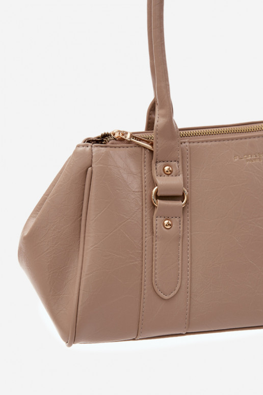 Sac en simili cuir ivoire Muni