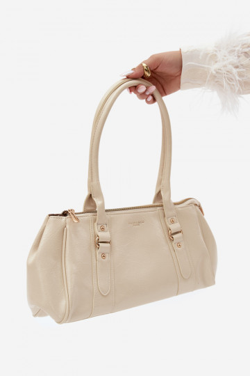 Sac en simili cuir ivoire Muni 2