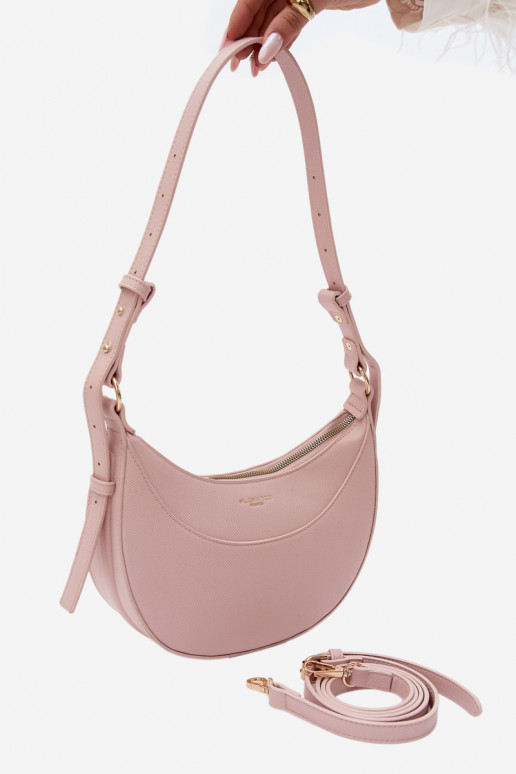 Petit sac en simili cuir rose Miri