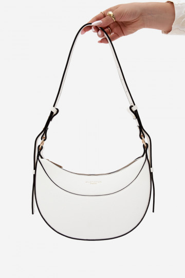 Petit sac en simili cuir blanc Miri