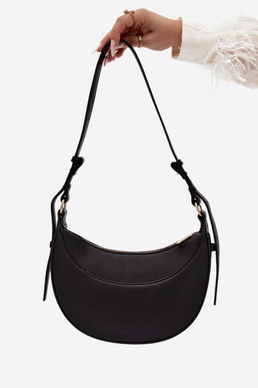 Petit sac en simili cuir noir Miri