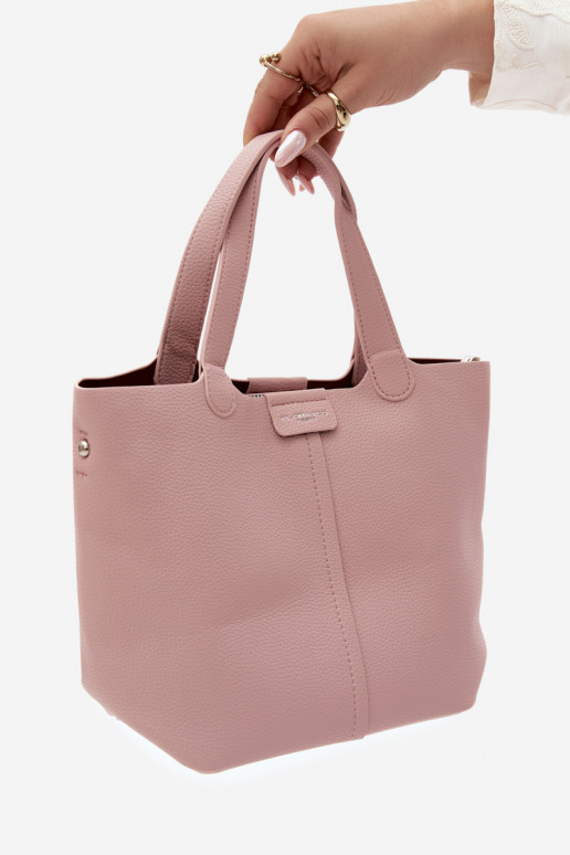Sac en simili cuir rose Blaire