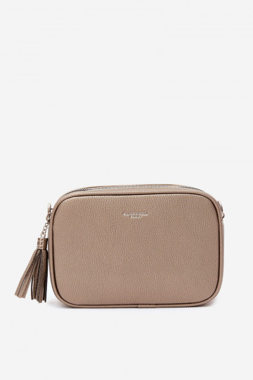 Sac messager en simili cuir or foncé Daily