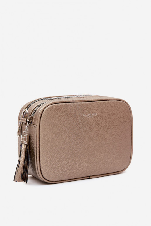 Sac messager en simili cuir or foncé Daily