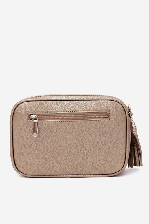 Sac messager en simili cuir or foncé Daily