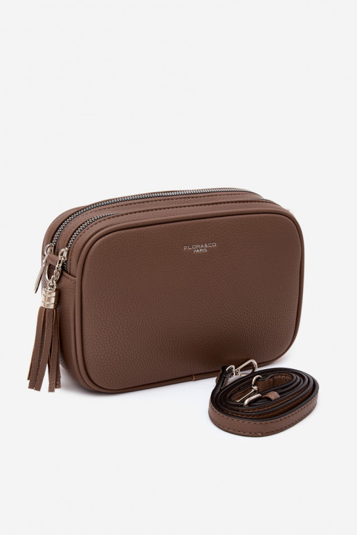 Sac messager en simili cuir argile Daily