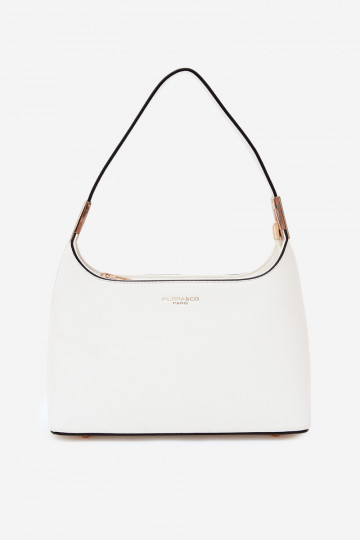 Sac à main en simili cuir blanc Gretta