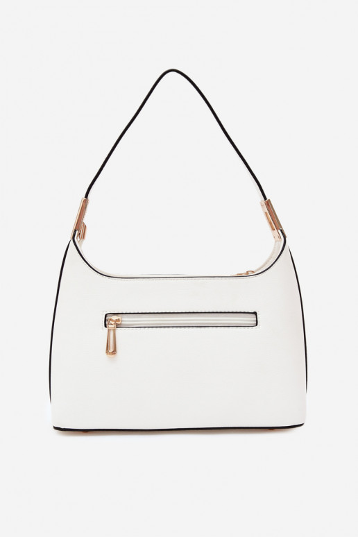 Sac à main en simili cuir blanc Gretta