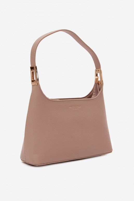 Sac à main en simili cuir couleur ivoire Gretta