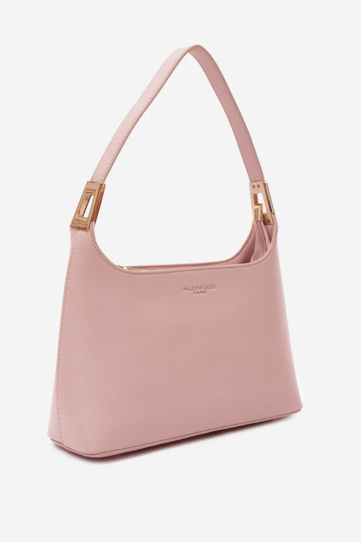 Sac à main en simili cuir rose Gretta
