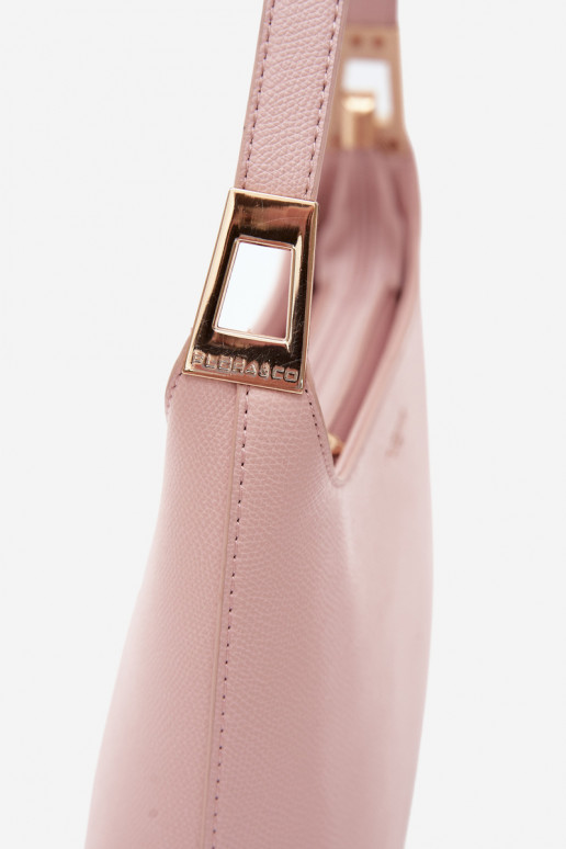 Sac à main en simili cuir rose Gretta