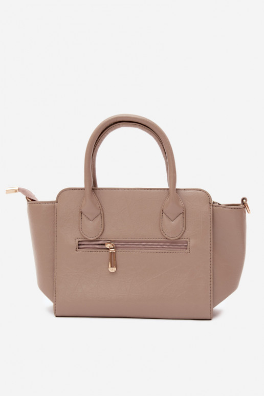 Sac de type en simili cuir couleur ivoire Odelia