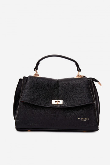 Sac pour femmes en cuir synthétique noir Sybella