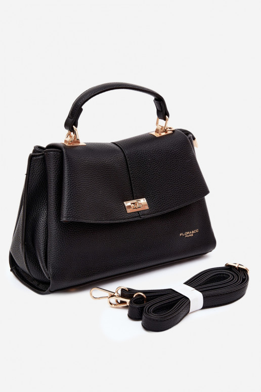 Sac pour femmes en cuir synthétique noir Sybella