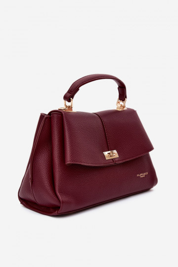 Sac pour femmes en cuir synthétique bordeaux Sybella 2