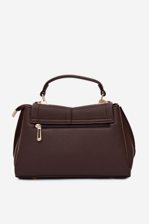 Sac pour femmes en cuir synthétique chocolat Sybella