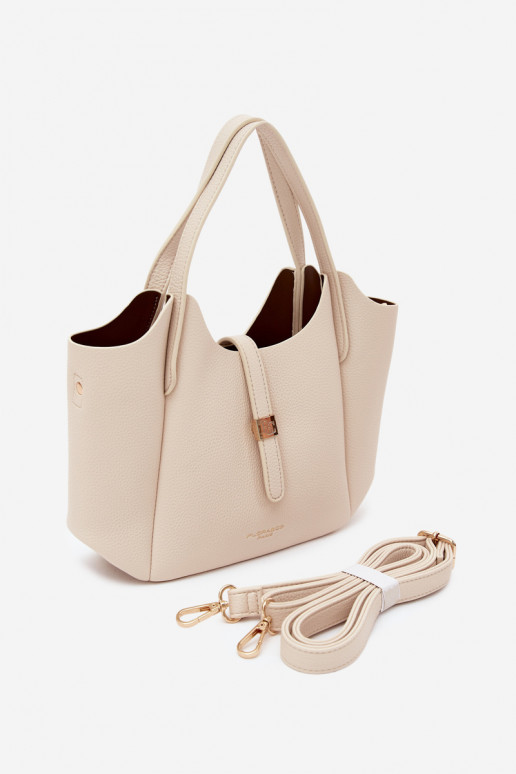 Sac en simili cuir sable clair Toffee