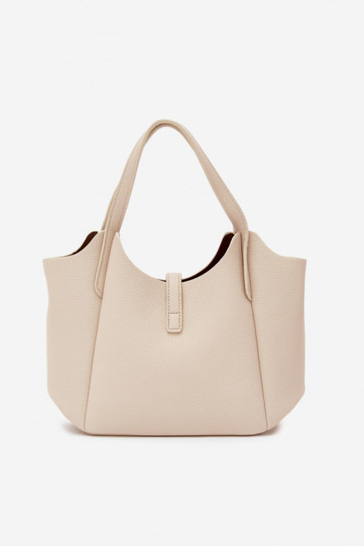 Sac en simili cuir sable clair Toffee