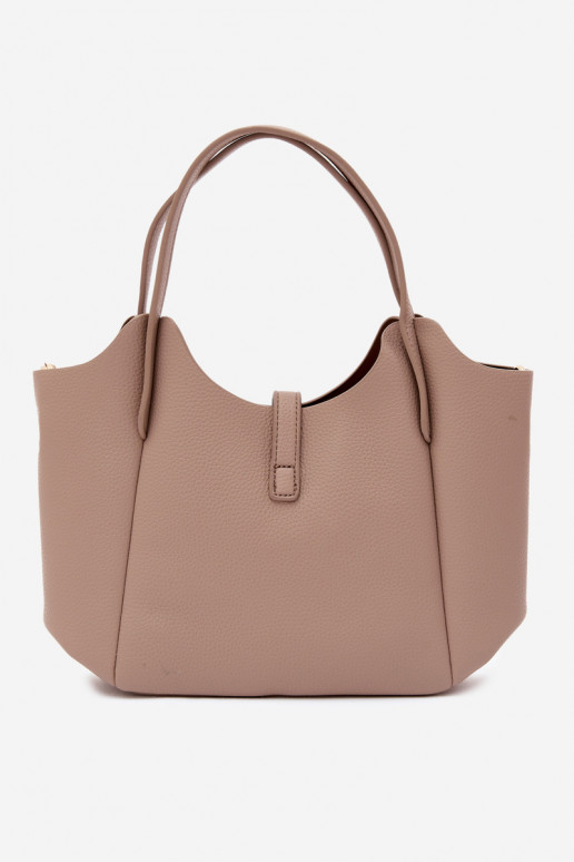 Sac en simili cuir ivoire Toffee