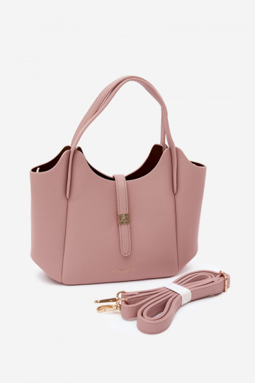 Sac en simili cuir rose Toffee 2
