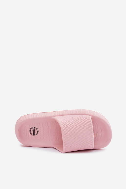 Chaussons légers en mousse pour femmes sur semelle épaisse rose Querceria