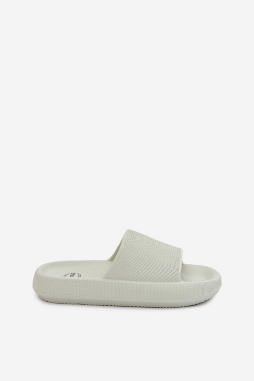 Chaussons légers en mousse pour femmes sur semelle épaisse menthe Querceria