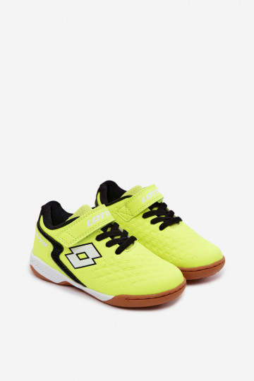 Chaussures pour enfants jaunes néon LOTTO DASHER 2600920