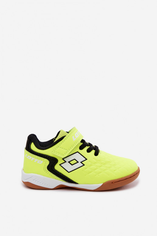 Chaussures pour enfants jaunes néon LOTTO DASHER 2600920
