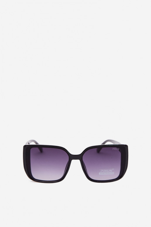 Lunettes de soleil avec des détails décoratifs en couleur noire