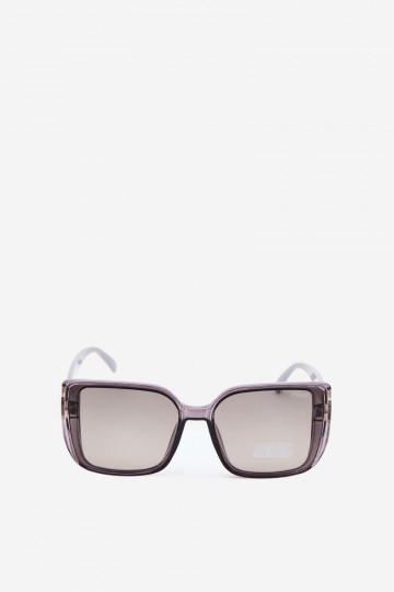 Lunettes de soleil avec des détails décoratifs en couleur grise 2