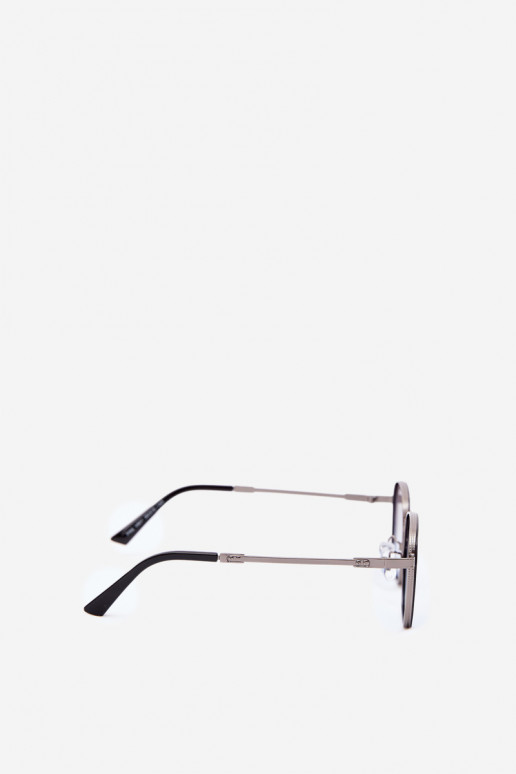 Lunettes de soleil avec monture fine UV 400 en couleur bleu foncé