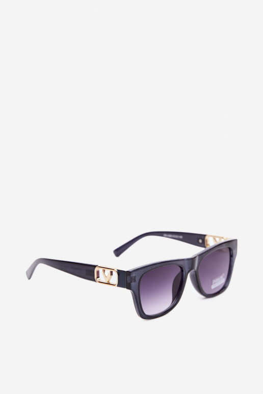 Lunettes de soleil pour femmes avec filtre UV en couleur bleu foncé