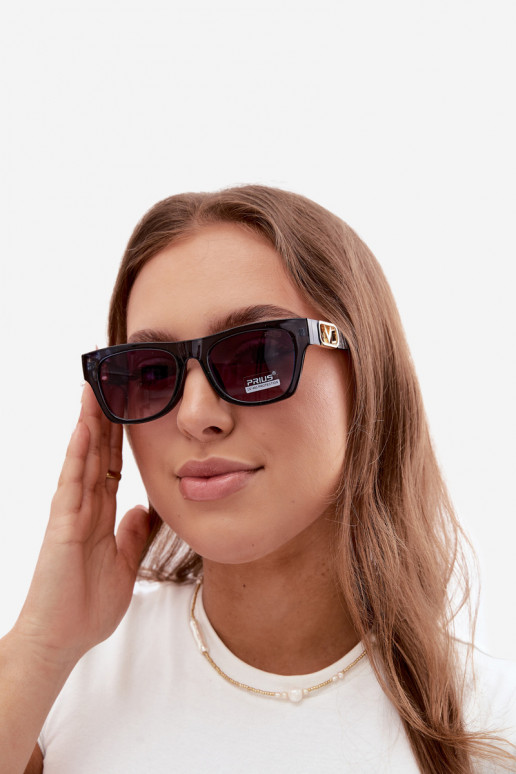 Lunettes de soleil pour femmes avec filtre UV en couleur bleu foncé