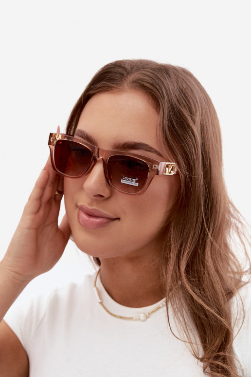 Lunettes de soleil pour femmes avec filtre UV en couleur rose