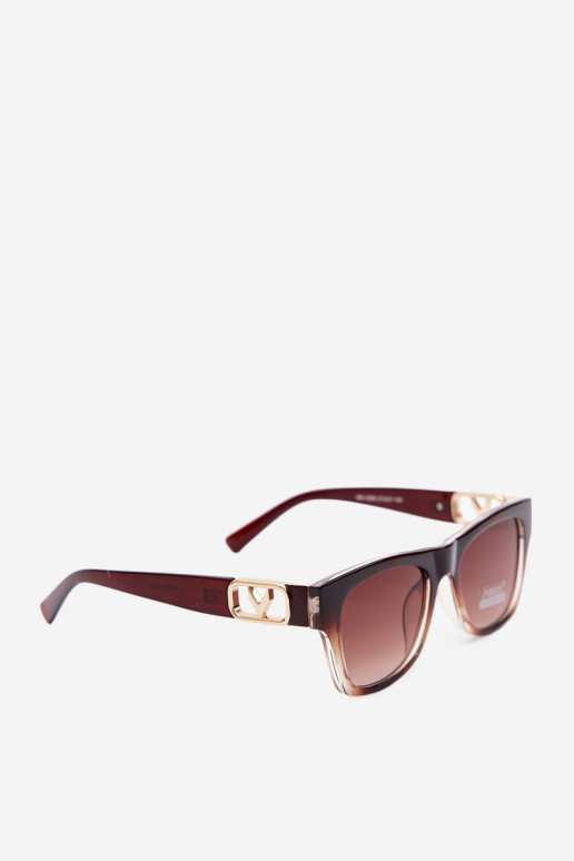 Lunettes de soleil pour femmes avec filtre UV en couleur marron