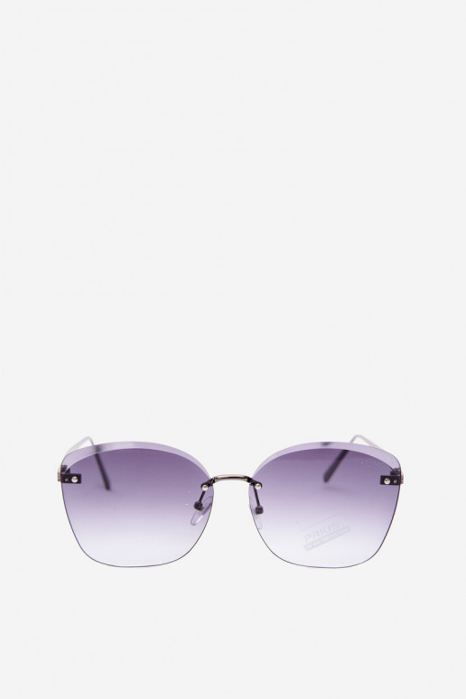 Lunettes de soleil sans monture avec filtre UV 400 en couleur noire