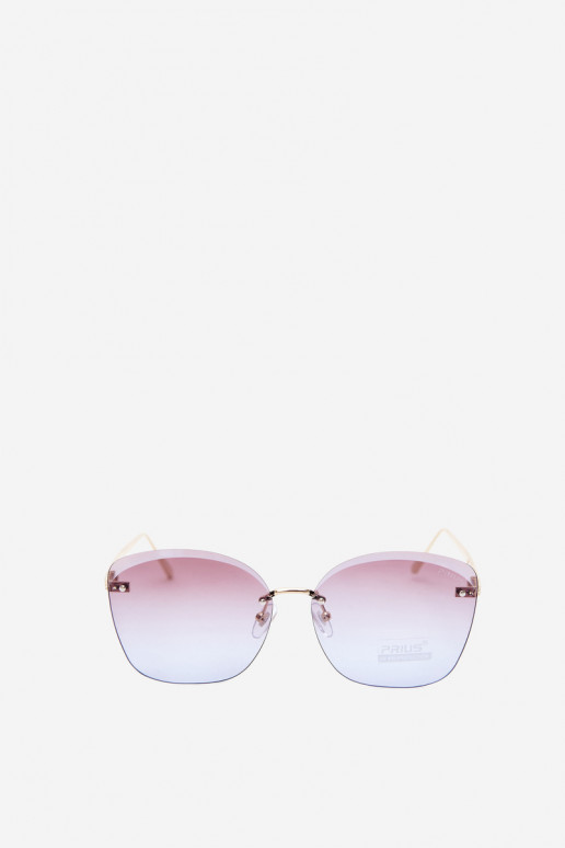 Lunettes de soleil sans monture avec filtre UV 400 couleur violette