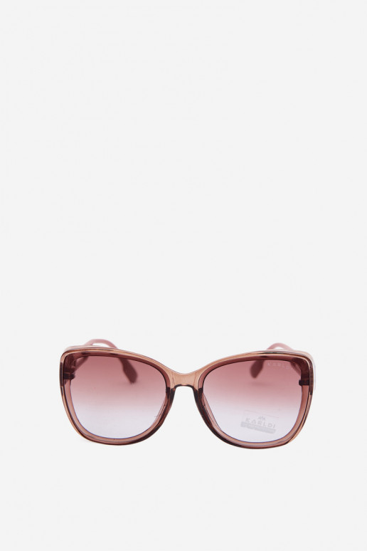 Lunettes de soleil femme style œil de chat rose