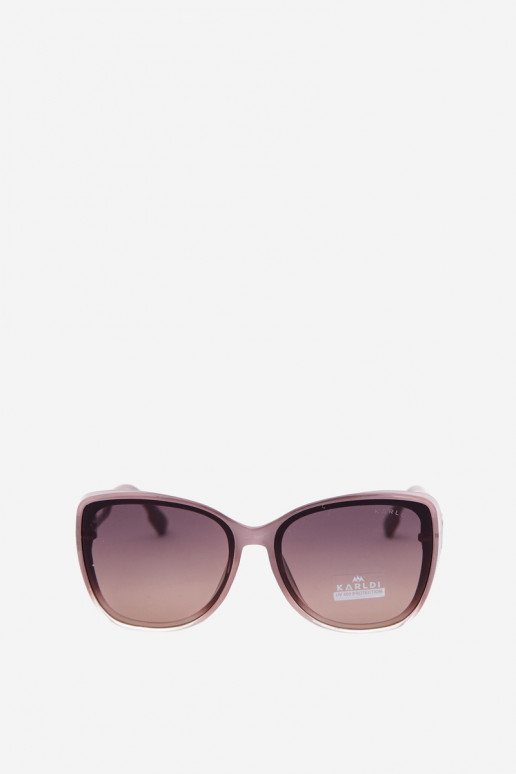 Lunettes de soleil femme style œil de chat violet
