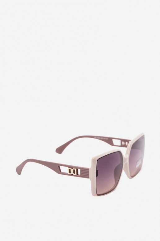 Lunettes de soleil femme avec filtre UV couleur sable