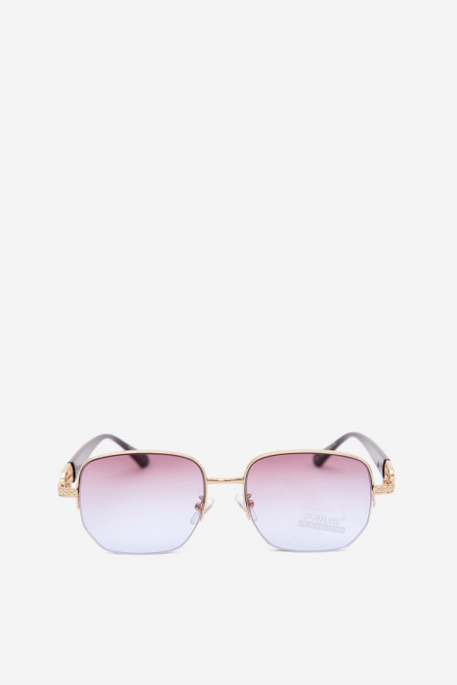 Lunettes de soleil avec monture fine et filtre UV, violet