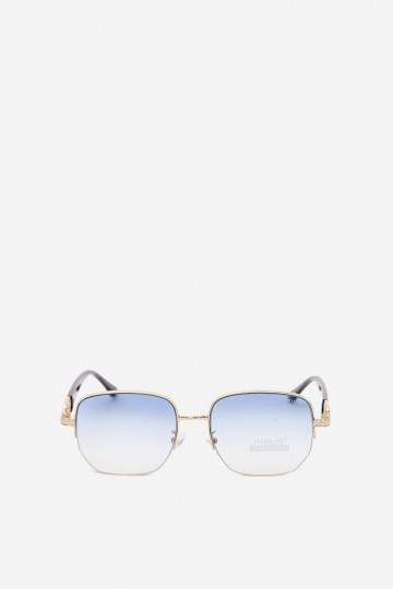 Lunettes de soleil avec monture fine et filtre UV, bleu 2
