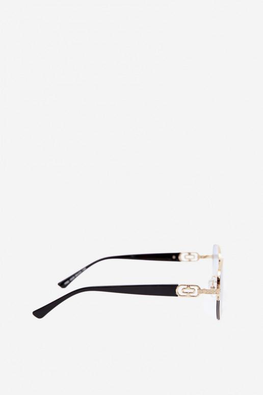 Lunettes de soleil avec monture fine et filtre UV, bleu