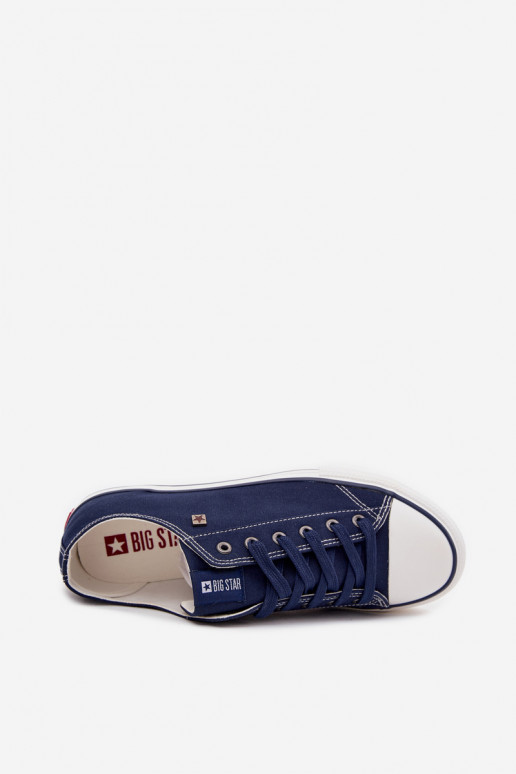 Chaussures décontractées pour hommes bleu foncé Big Star DD174503