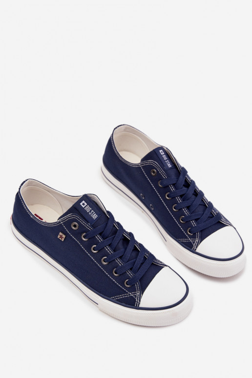 Chaussures décontractées pour hommes bleu foncé Big Star DD174503