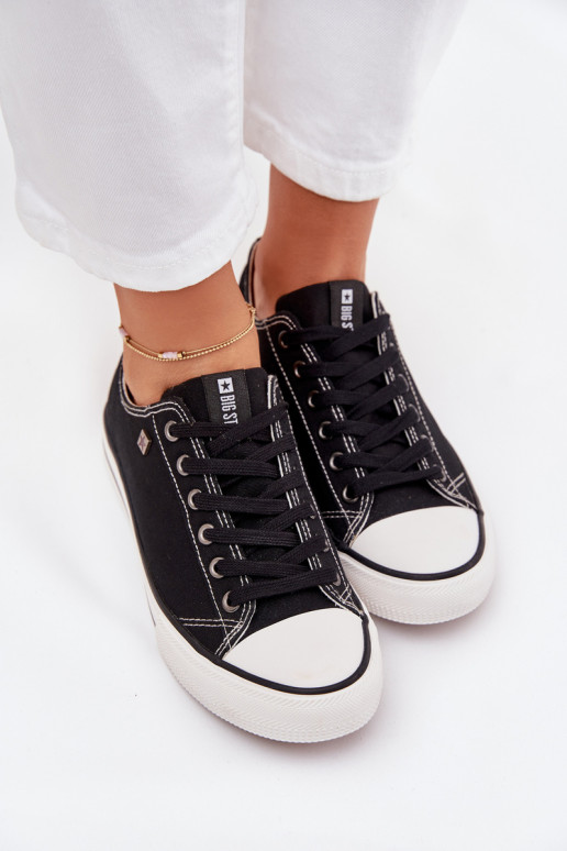 Baskets décontractées noires Big Star DD274A236