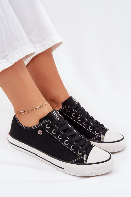 Baskets décontractées noires Big Star DD274A236