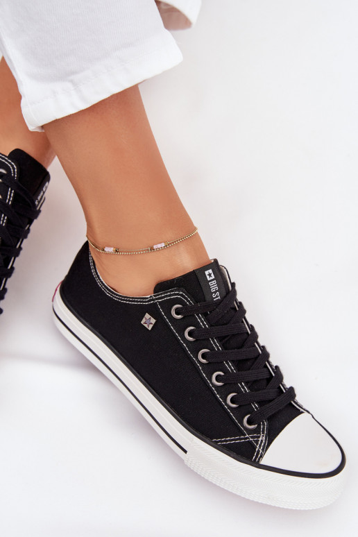 Baskets décontractées noires Big Star DD274A236
